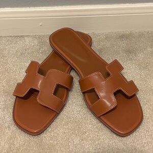 Brown Sandals Women Size 10